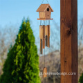 Birdhouse Wind Jimes do Outdoor Yard Decor Gardening